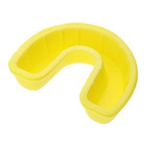 Acclean Single Arch Fluoride Trays Foam Small Without Handle Yellow 100/Pk