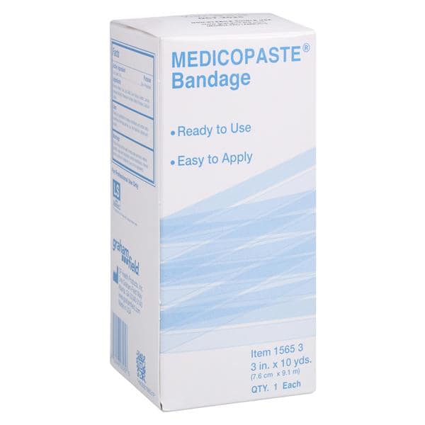 Medico Unna Boot Bandage Zinc Paste 3"x10yd Ea