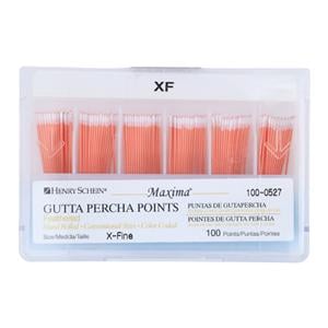 Maxima Hand Rolled Gutta Percha Points 100/Bx