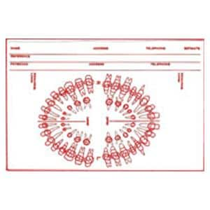 Dental Record Cards #100 2-Sided White 100/Bx