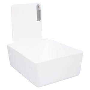 Work Pans Plastic White 7" x 5" x 2-1/2" Ea, 12 EA/CA