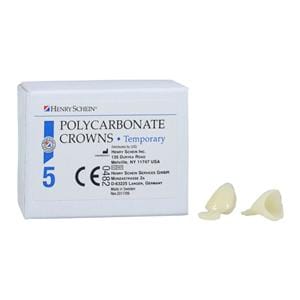 Polycarbonate Replacement Crowns Size 37 Left Cuspid Upper & Lower Refill 5/Bx