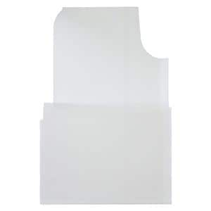 Premium Gown 30 in x 42 in White M/L Tissue / Poly / Tissue Disposable 50/Ca