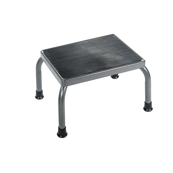 Step Stool Chrome 4 Leg/Non-Skid Mat Ea