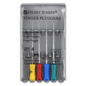 Finger Plugger 25 mm Assorted 4/Pk