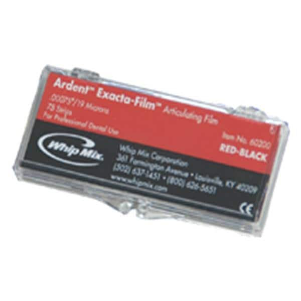 Ardent Exacta-Film Art Film Dbl Sd 19 µ / 0.00075 in Pre-Ct Strps Blk/Blk 75/Bx