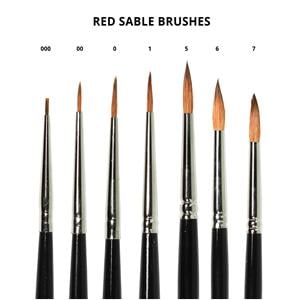 Ceramist Brush Red Sable #2 Ea