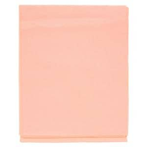 Exam Drape Sheet 40 in x 48 in Peach Disposable 100/Ca