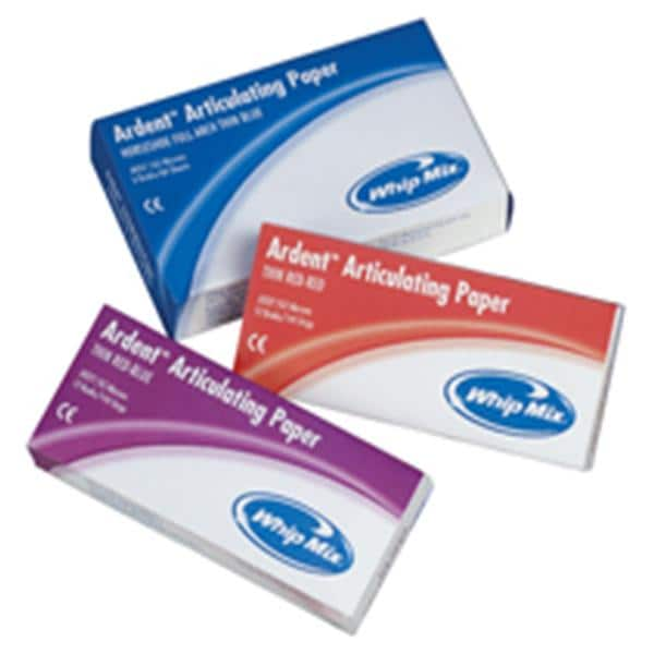 Articulating Paper Strp Hrsh X-Thin Red / Blue Booklet 6 Sheets/Book 6Bks/Bx, 6 BX/CA