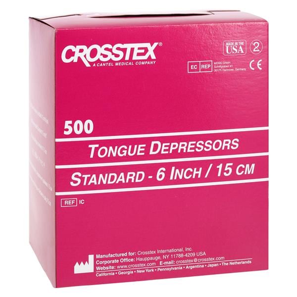 Tongue Depressor 6 in Wood Non Sterile 500/Bx