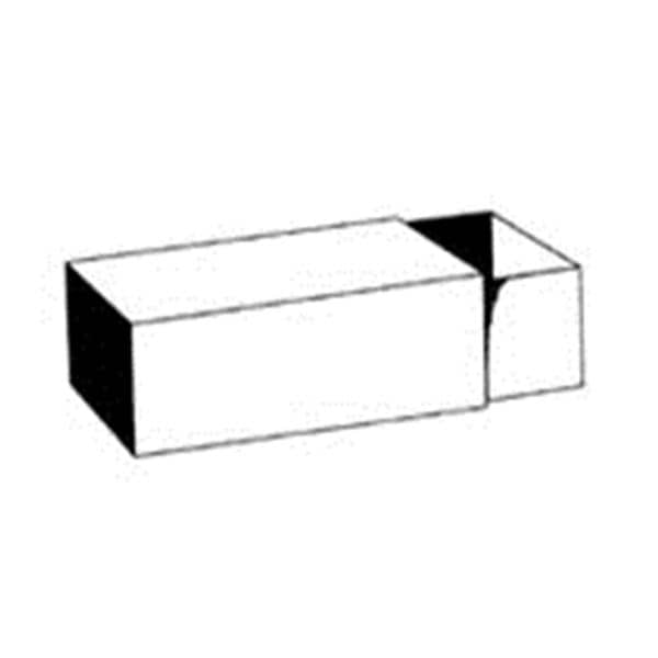 Microscope Slide Box White 47/Oblong 72/Ea