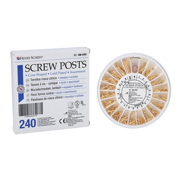 Screw Posts Gold Plated 403 20Dz