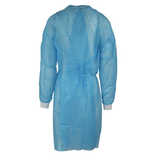 Cover Gown SMS / Polypropylene Medium / Large Blue 10/Pk