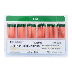 Maxima Hand Rolled Gutta Percha Points 100/Bx