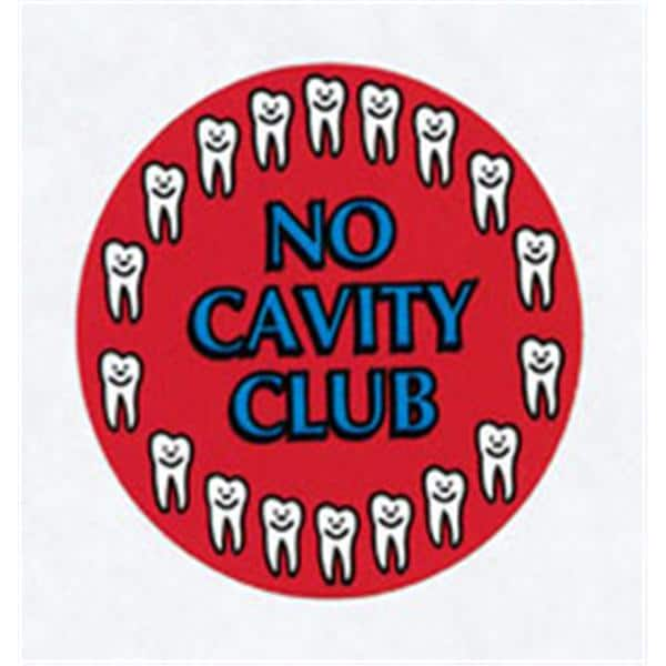 Stickers No Cavity Club 100/Rl