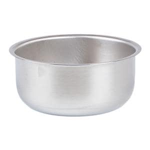 Solution Basin Round Stainless Steel Silver 1qt