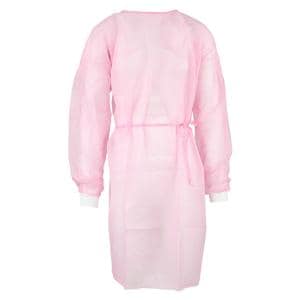 Cover Gown SMS / Polypropylene Large Pink 10/Pk