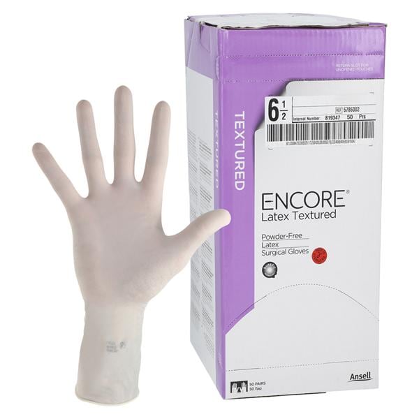 Encore Surgical Gloves 6.5 Natural, 4 BX/CA