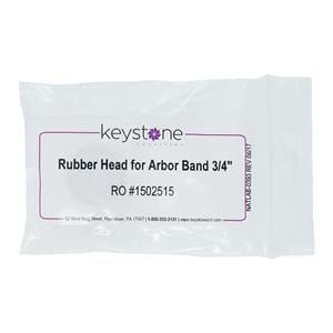 Mandrel Arbor Band Rubber Head Ea