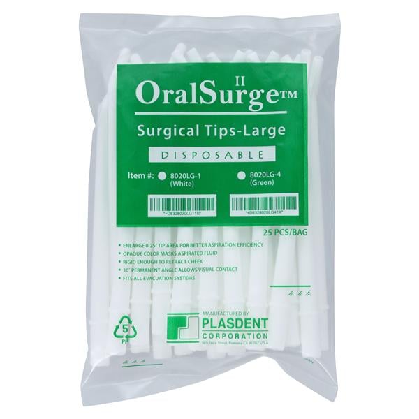 Oralsurge-II Surgical Aspirator Tip 0.25 in 25/pk