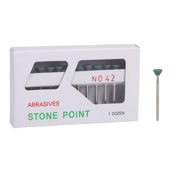 Silicone Carbide Mounted Points Green 12/Bx