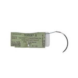 Tevdek Suture 1 30" Polyester Braid CE-2 Green 36/Bx