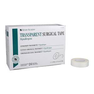 Surgical Tape Plastic .5"x10yd Clear Non-Sterile 24/Bx