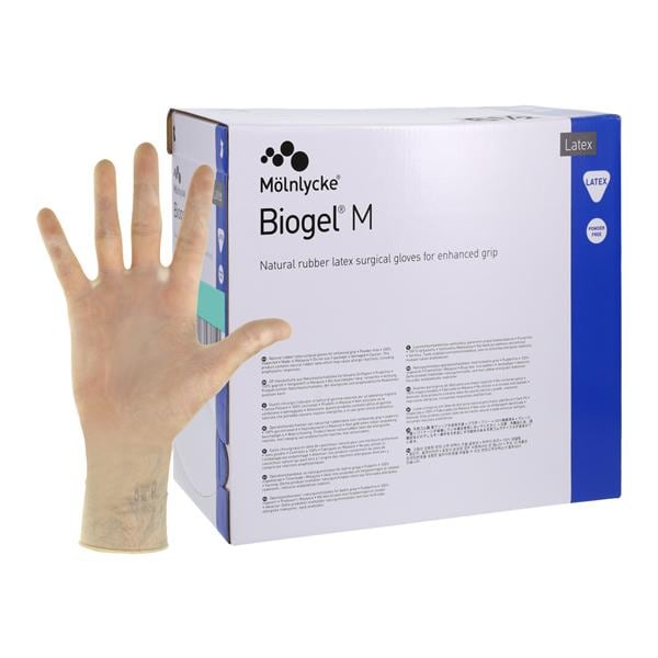 Biogel-M Surgical Gloves 6.5 Straw, 4 BX/CA