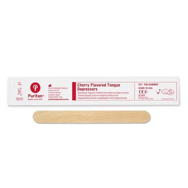 Cherry Tongue Blade 5.5 in Wood Non-Sterile Junior 50/Bx