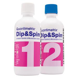 Dip & Spin UA Dipstick/Microscopics Level 1-2 Control 4x120mL EA