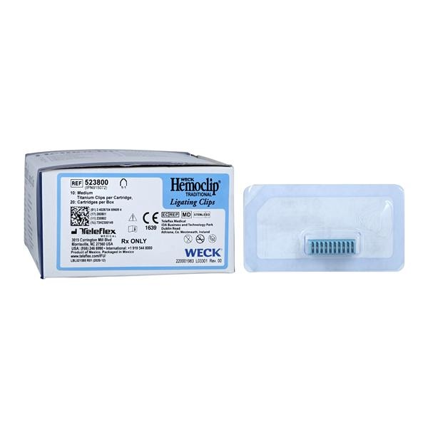 Hemoclip Ligating Clip Medium Disposable