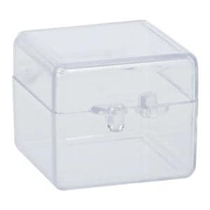 Rigid Box Plastic Clear/Clear 1" x 1" x 3/4" 1/2" Bottom, 1/4" Top 100/Pk