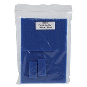 Foam Filler C&B Blue 1" x 3/8" Thick 100/Pk