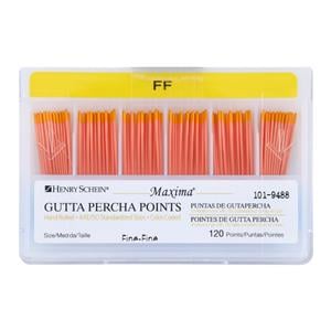 Maxima Hand Rolled Gutta Percha Points 120/Bx