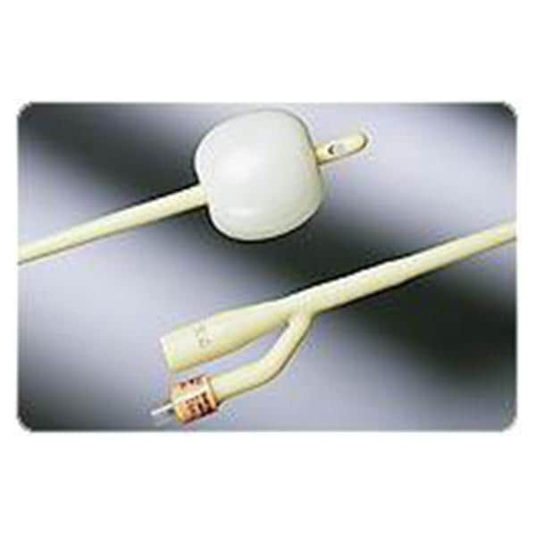 Bardex 2-Way Foley Catheter Short Round Tip Silver Alloy Coated 10Fr 3cc