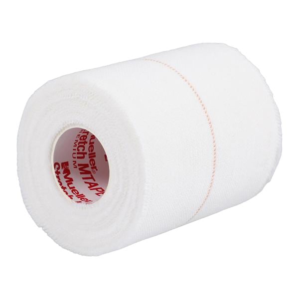 M Premium Athletic Tape Elastic 3"x5yd White Non-Sterile 16/CA