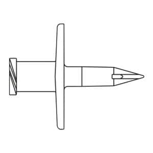 Mini-Spike Dispensing Pin Needleless Non-Vented Spike Luer Lock Connector 100/Ca