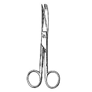 Operating Scissors Curved 5-1/2" Tungsten Carbide EA