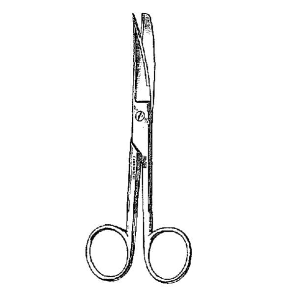 Operating Scissors Curved 5-1/2" Tungsten Carbide EA