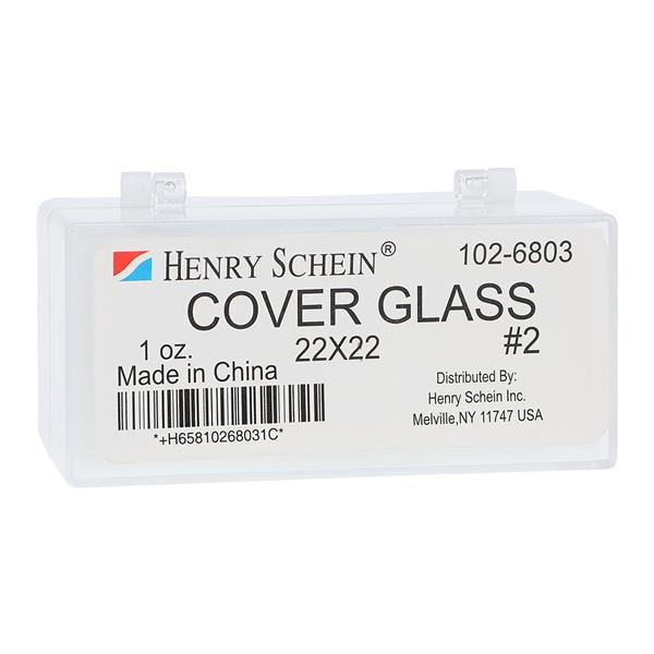 Microscope Cover Glass 22x22mm #2/Square Edge 1oz/Bx