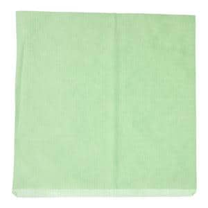 Headrest Cover 10 in x 10 in Tissue / Poly Green Disposable 500/Ca