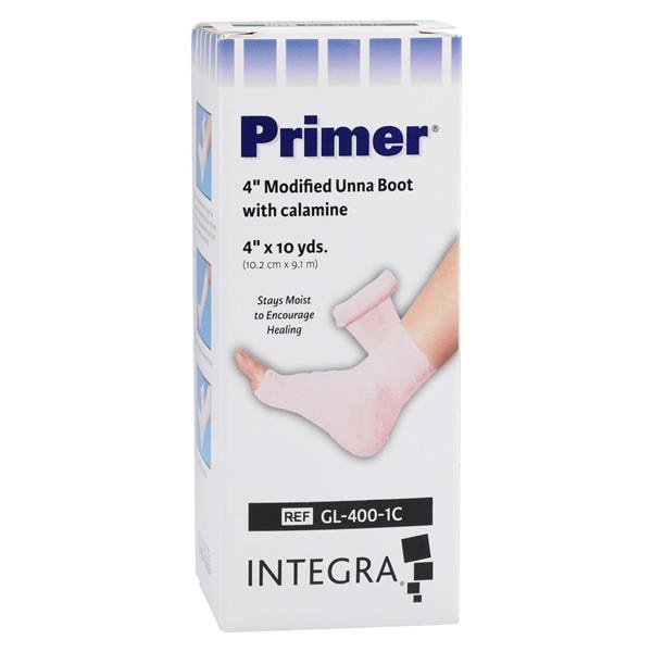 Premier Unna Boot Bandage Zinc Oxide 4"x10yd White Non-Sterile Ea