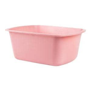 Wash Basin Rectangle Polypropylene Dusty Rose 7qt