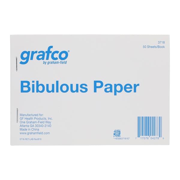 Grafco Bibulous Paper For Drying Slides 50/Book