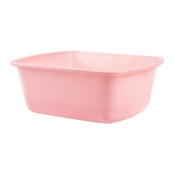 Basin Wash 6qt Polypropylene 4-1/5x12-3/5x10" Dusty Rose Ea, 50 EA/CA