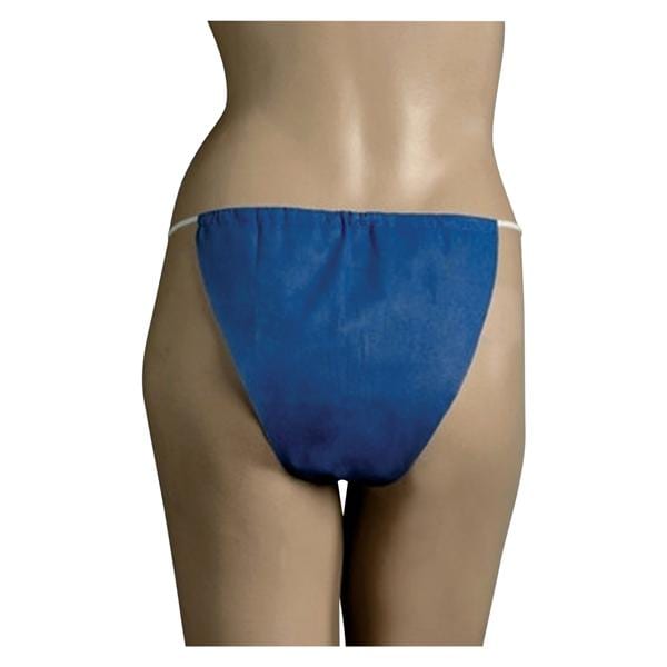 One-Dees Bikini Panty Blue One Size Disposable 100/Ca