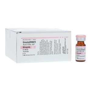 Dimenhydrinate Injection 50mg/mL MDV 1mL 25/Package