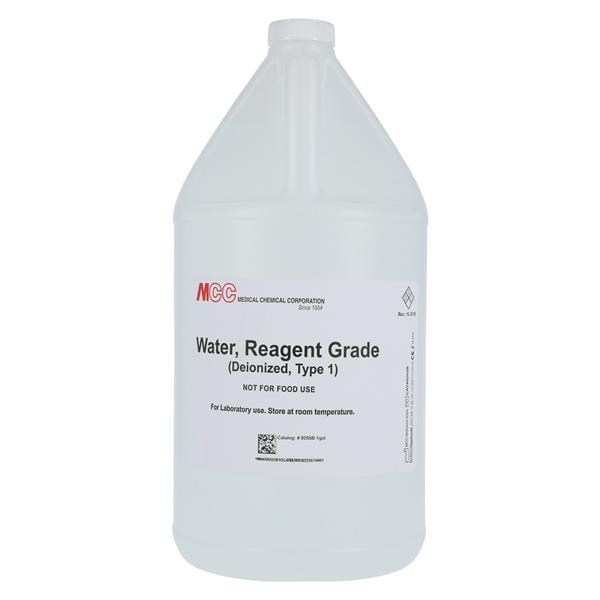 Deionized Water 1gal Ea, 4 EA/CA