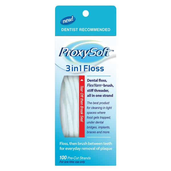 ProxySoft 3 in 1 Floss Trial Pack 500/Bx