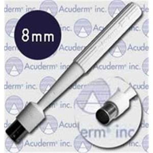 Acu-Punch Dermal Biopsy Punch 8mm Stainless Steel Blade Sterile Disposable 25/Bx